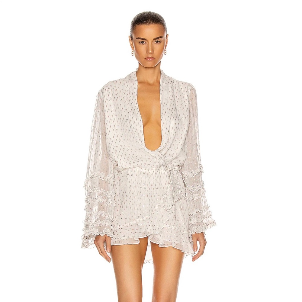 Rococo Sands Noi Short Dress. Off White.  ONLY WORN ONCE